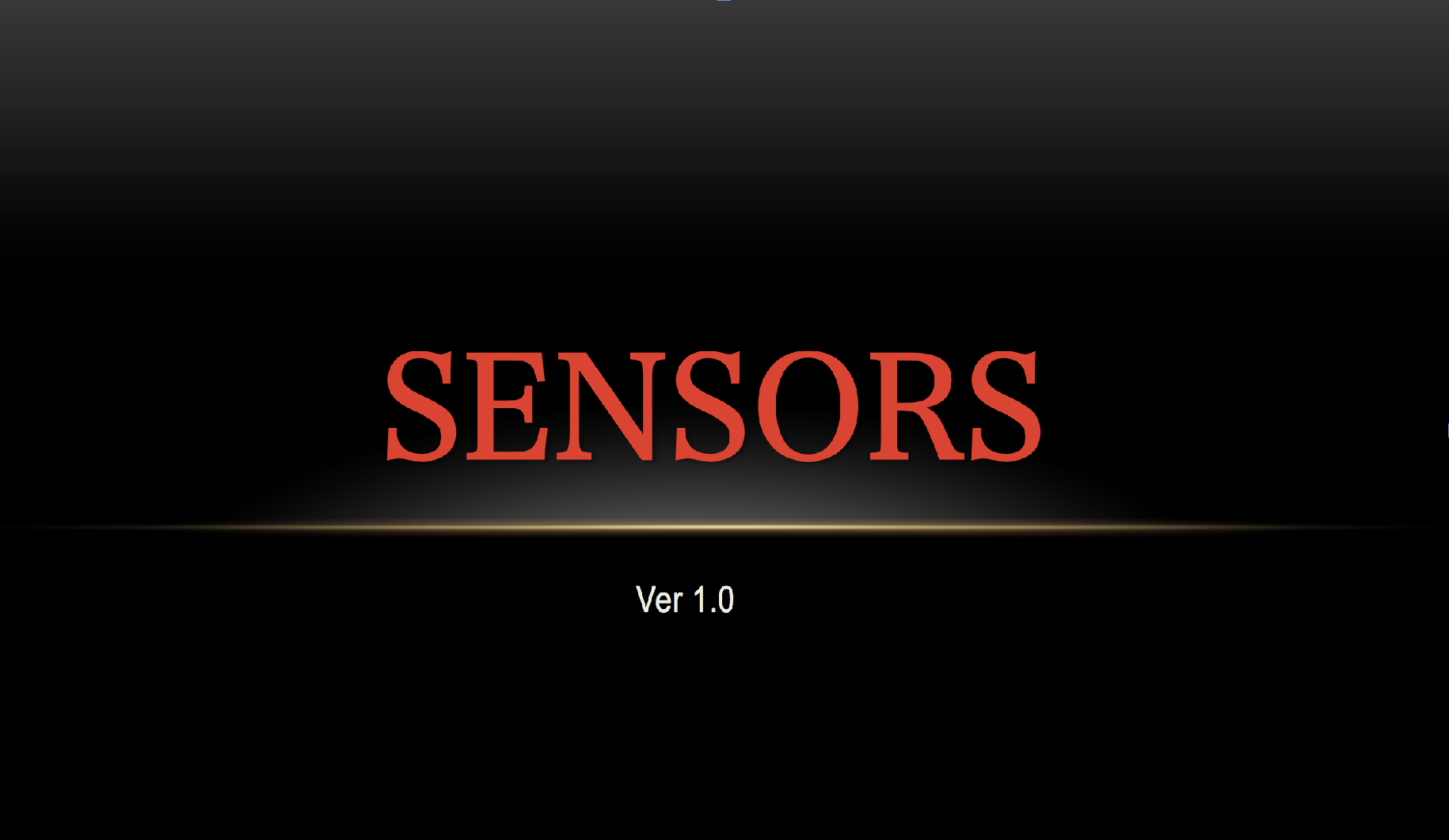 IoT 可視化システム SENSORSのメイン画面